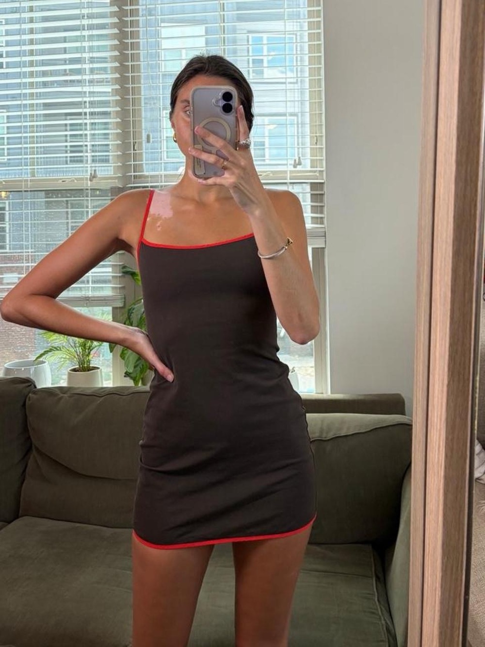 Zara Brown Mini Dress - image 2